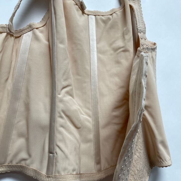 Firm International Corsette Beige Size 40 Body Back Support Abdomen Shaper NWOT - Picture 6 of 6